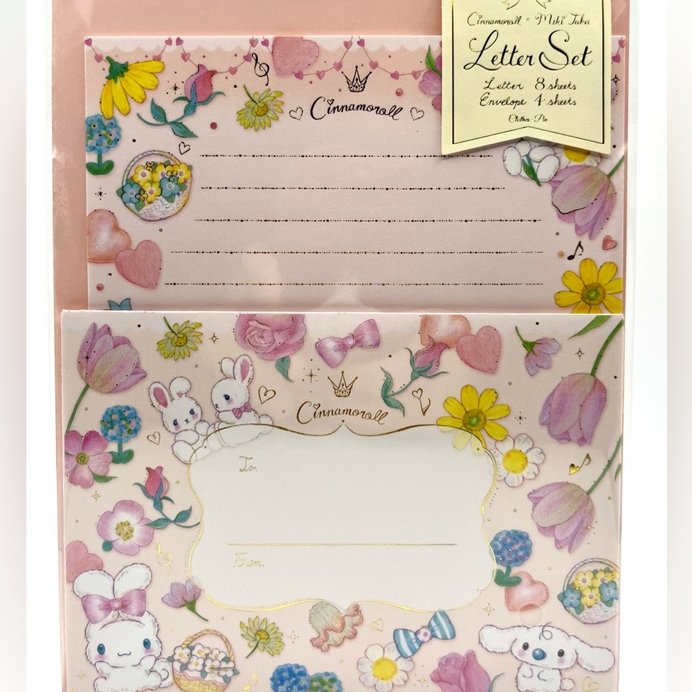Cinnamoroll x Miki Takei Letter Set